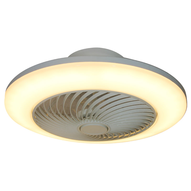 Lampada con ventilatore da soffitto con ruota guida del vento